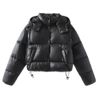 Blackóuté Puffer Jacke - Velnoir™