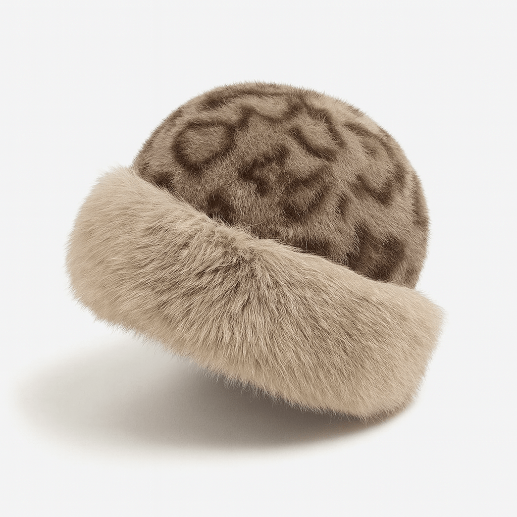 Leopá Echtfell Mütze - Velnoir™