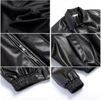 Nesuré Patax Leder Bomberjacke - Velnoir™