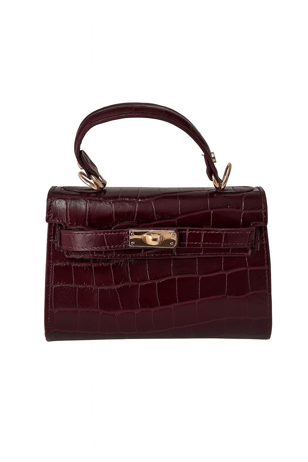 Relianté Croco Bag 19 cm - Velnoir™