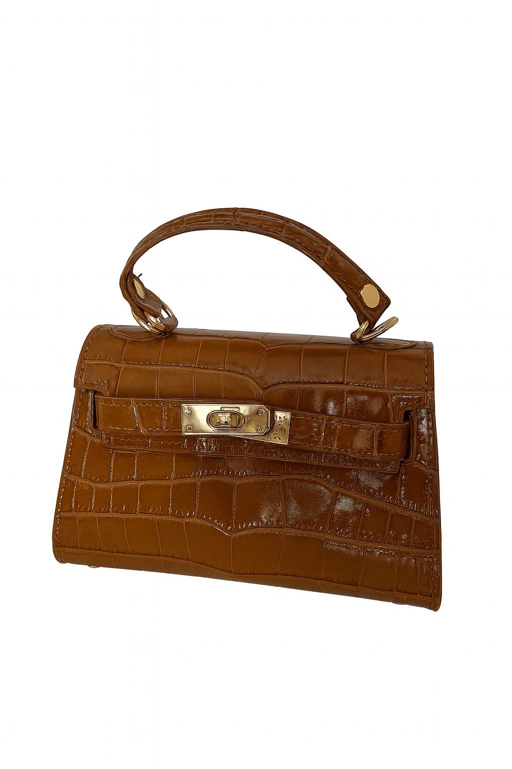 Relianté Croco Bag 19 cm - Velnoir™