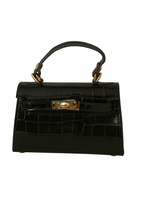 Relianté Croco Bag 19 cm - Velnoir™