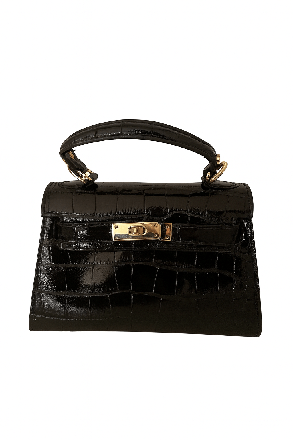 Relianté Croco Bag 19 cm - Velnoir™