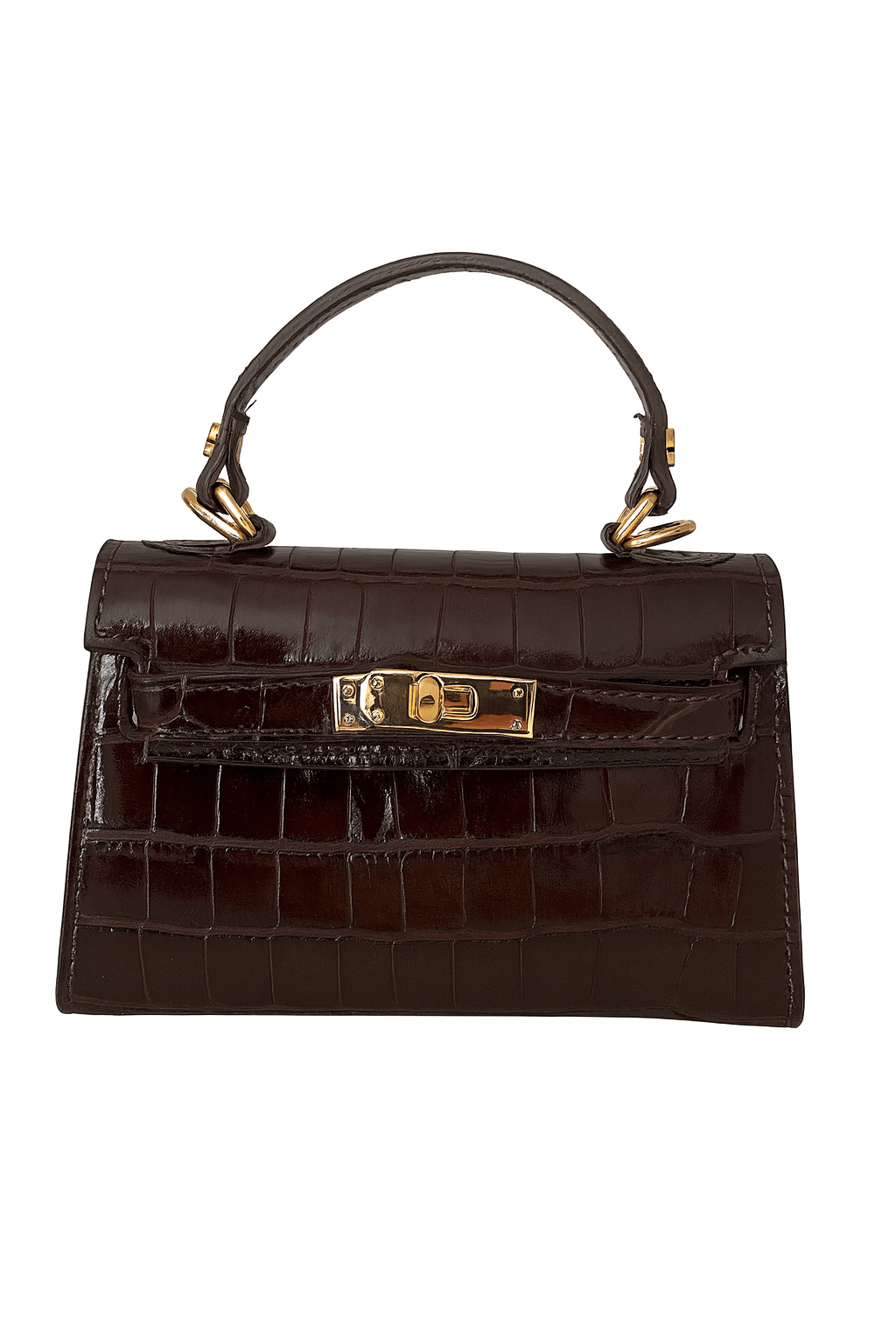 Relianté Croco Bag 19 cm - Velnoir™