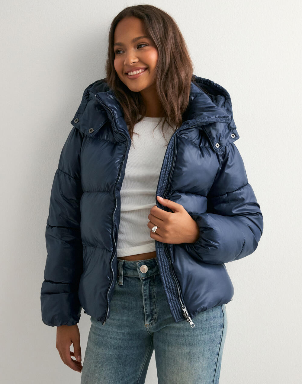 Shiné Bordeaux Puffer Jacke - Velnoir™