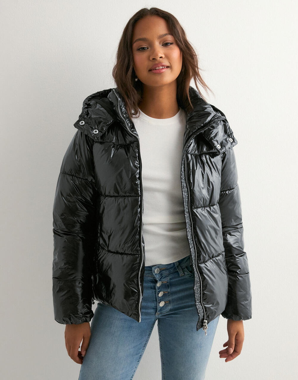 Shiné Bordeaux Puffer Jacke - Velnoir™