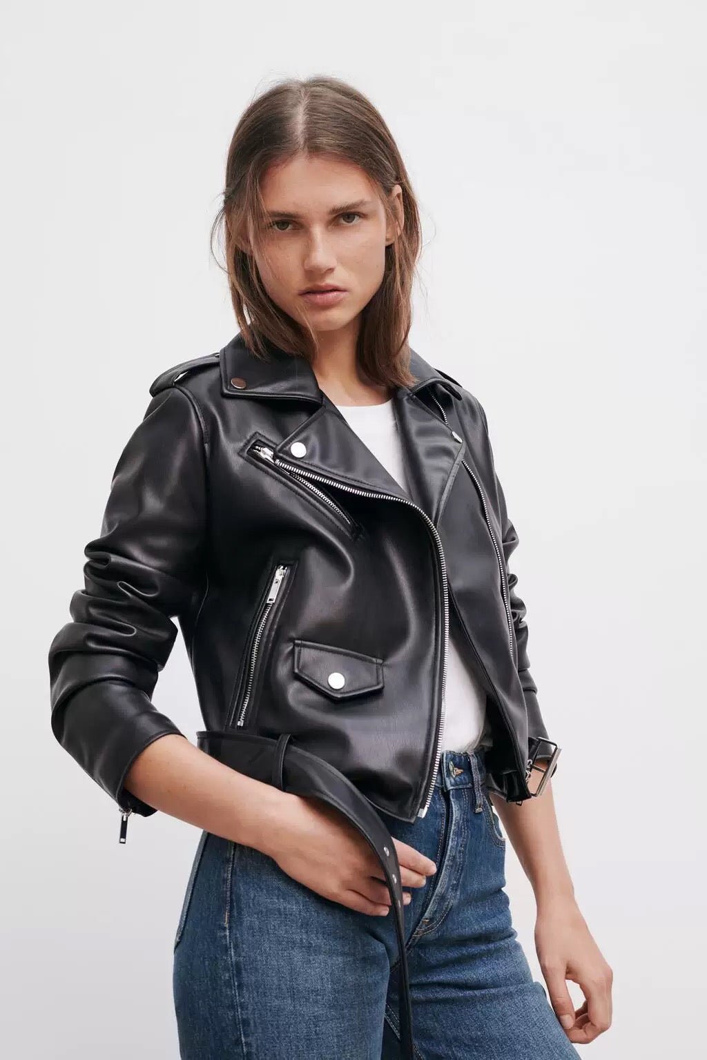 Spidré Leder Bomber Jacke - Velnoir™