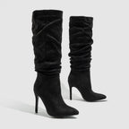 Suédées Stiletto Boots - Velnoir™
