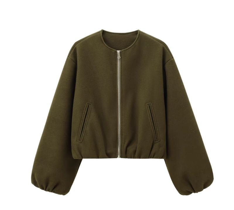 Suvianó Cropped Bomber Jacke - Velnoir™