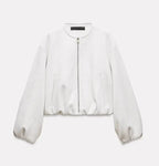Suvianó Cropped Bomber Jacke - Velnoir™