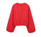 Suvianó Cropped Bomber Jacke - Velnoir™