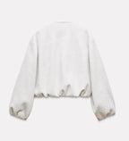 Suvianó Cropped Bomber Jacke - Velnoir™