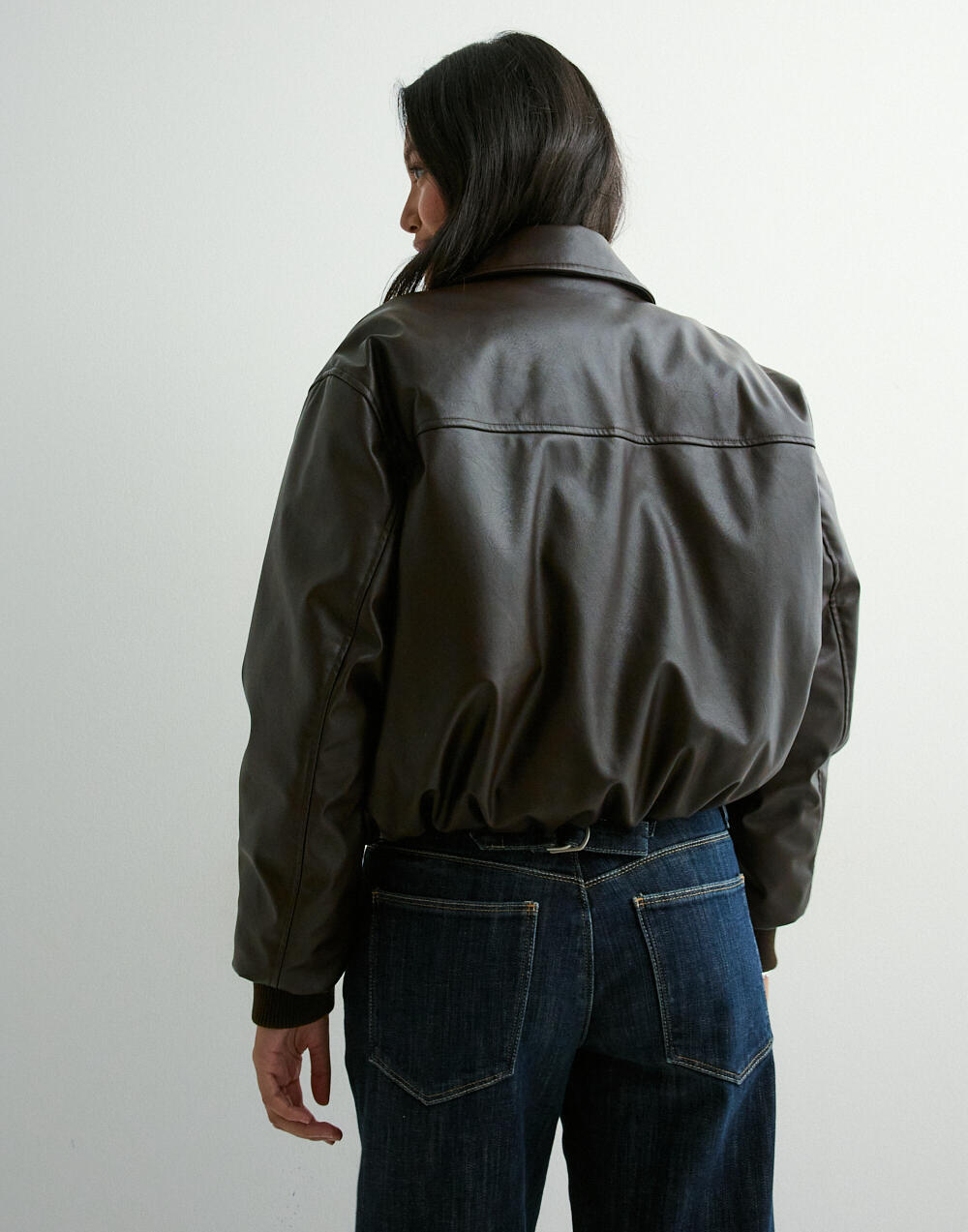 Tredéx Leder Bomber Jacke - Velnoir™