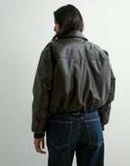 Tredéx Leder Bomber Jacke - Velnoir™