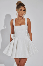Velnoir™ Auréliane Robe Mini Dress - Velnoir™