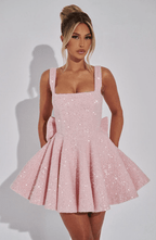 Velnoir™ Auréliane Robe Mini Dress - Velnoir™
