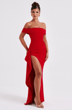Velnoir™ Isadora Rosée Maxi Dress - Velnoir™
