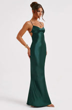 Velnoir™ L'Allure Saphire Maxi Dress - Velnoir™
