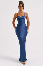 Velnoir™ L'Allure Saphire Maxi Dress - Velnoir™
