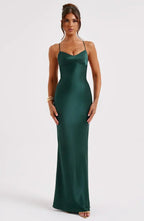 Velnoir™ L'Allure Saphire Maxi Dress - Velnoir™