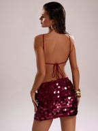 Velnoir™ Lumiére Rouge Mini Dress - Velnoir™