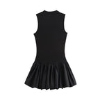 Velnoir™ Lunette Flaré Mini Dress - Velnoir™