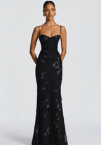 Velnoir™ Lysianné Fleur Maxi Dress - Velnoir™