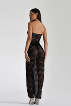 Velnoir™ Ombre de Rose Maxi Dress - Velnoir™