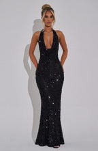 Velnoir™ Porteé Brilliant Maxi Dress - Velnoir™