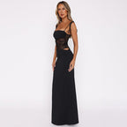 Velnoir™ Rubis Éclat Maxi Dress - Velnoir™