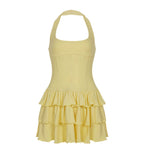 Velnoir™ Ruffle Glow Mini Dress - Velnoir™