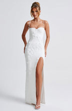 Velnoir™ Valmont Fleurée Maxi Dress - Velnoir™