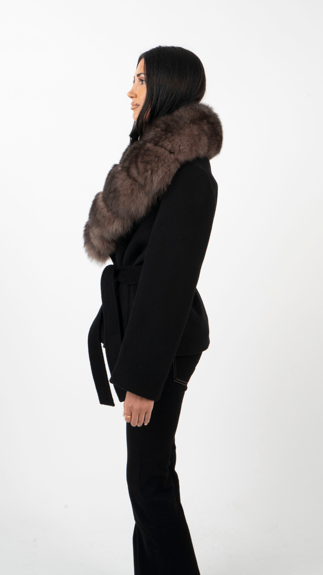 Vilóure Anitá Kunstfell Jacke - Velnoir™