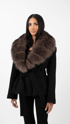 Vilóure Anitá Kunstfell Jacke - Velnoir™