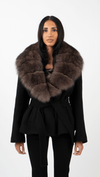Vilóure Anitá Kunstfell Jacke - Velnoir™