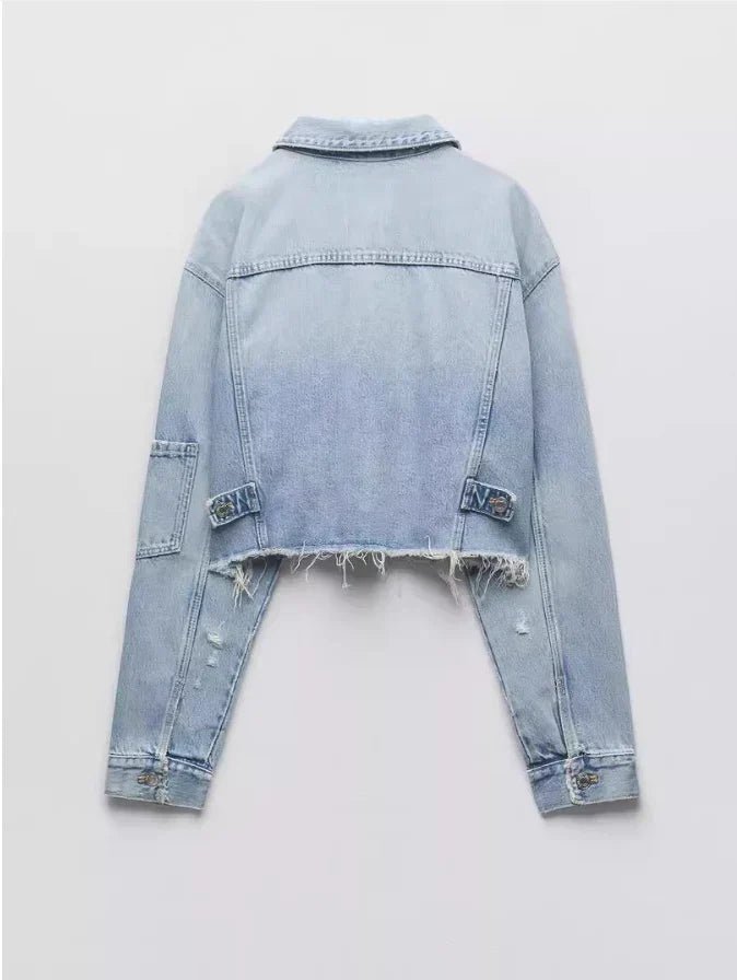 Vouré Jeans Jacke - Velnoir™