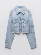Vouré Jeans Jacke - Velnoir™