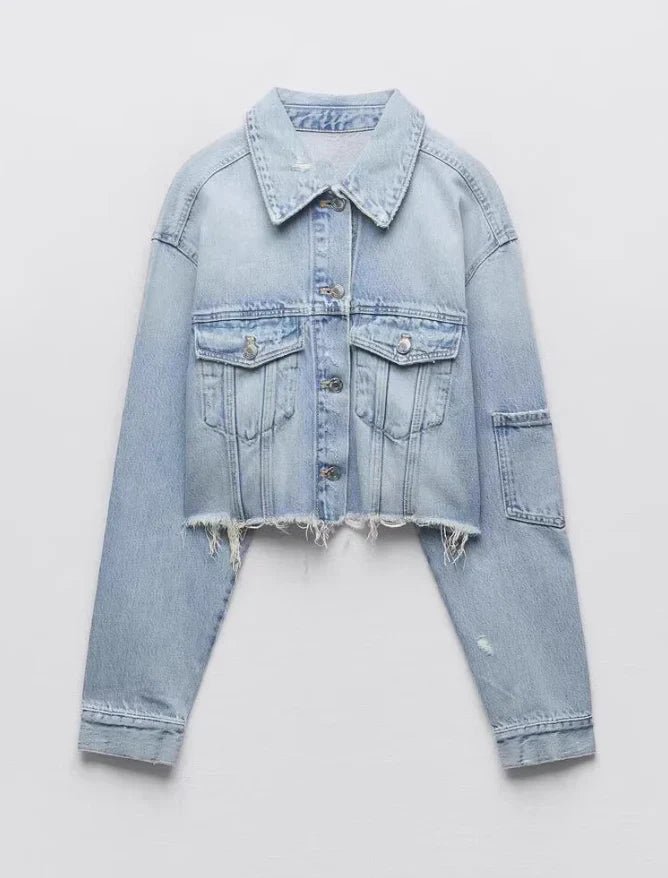 Vouré Jeans Jacke - Velnoir™